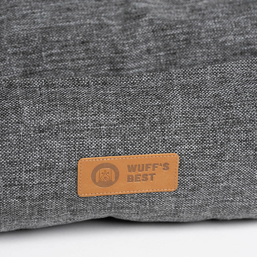 Hundebett mit hohem Rand "Nordic" (anthrazit) Bettnahaufnahme