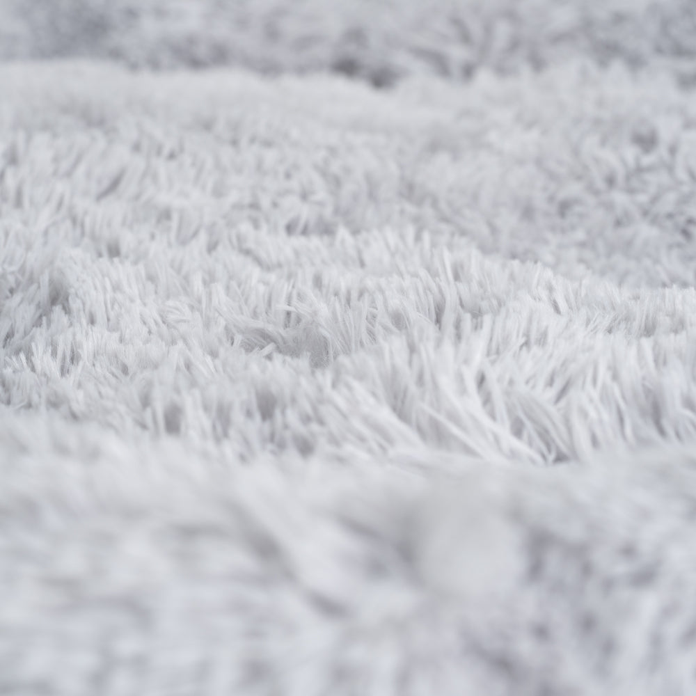 Kuscheliges Hundebett hellgrau - Bezug Details