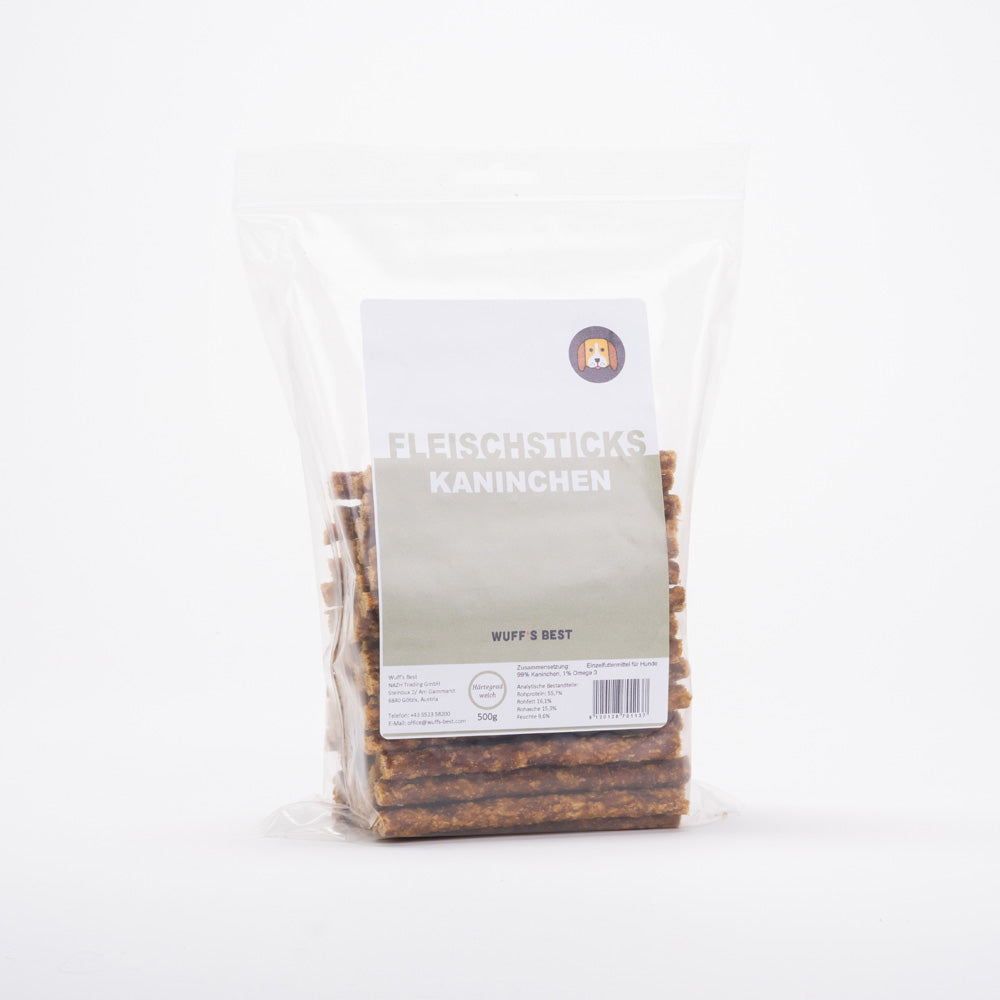 Knabbersticks für Hunde - Kaninchen (500g)