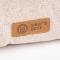 Bild in Galerie-Betrachter laden, Hundebett Vanilla (beige) Logodetails
