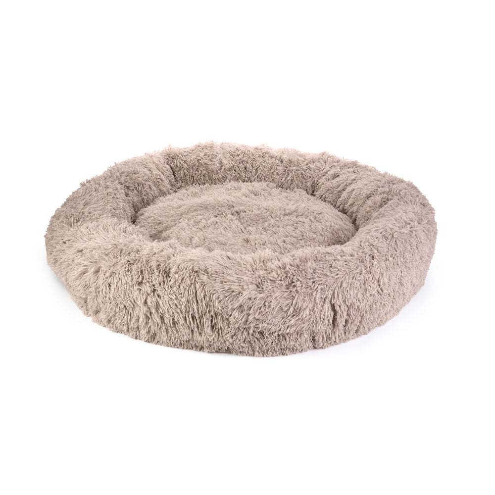 Kuscheliges Hundebett beige - 100 cm