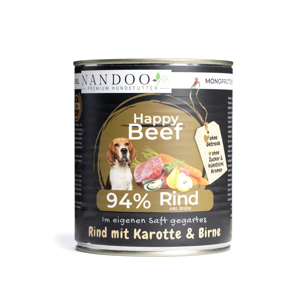 Nassfutter Rind: Gesunde Vollnahrung fr Hunde | Wuff's Best  Wuff's Best