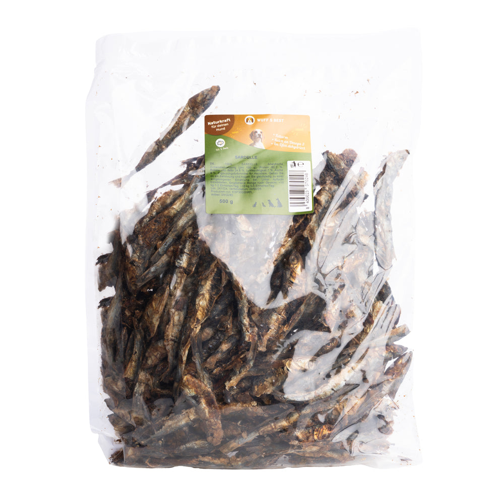 Getrocknete Sardellen für Hunde (70g oder 1.000g)