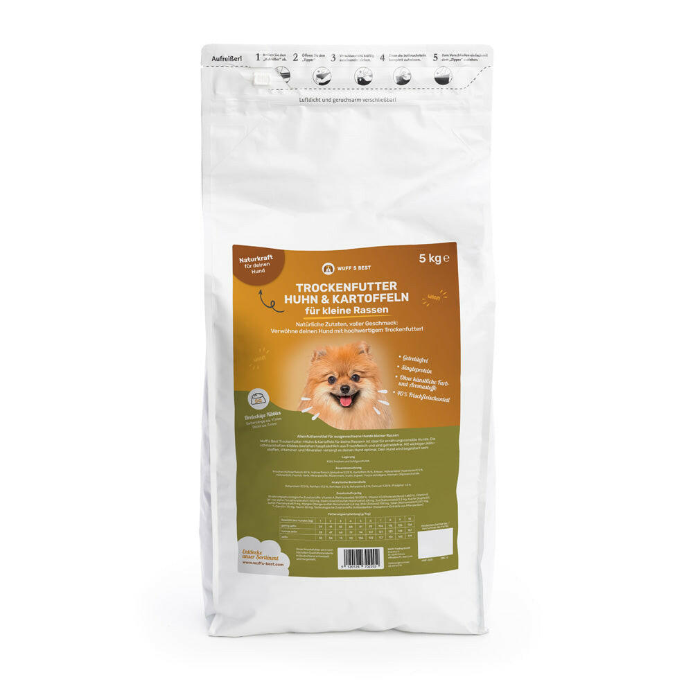 WuffsBest_Hundefutter_Huhn&Kartoffeln_kleine_Rassen_5kg