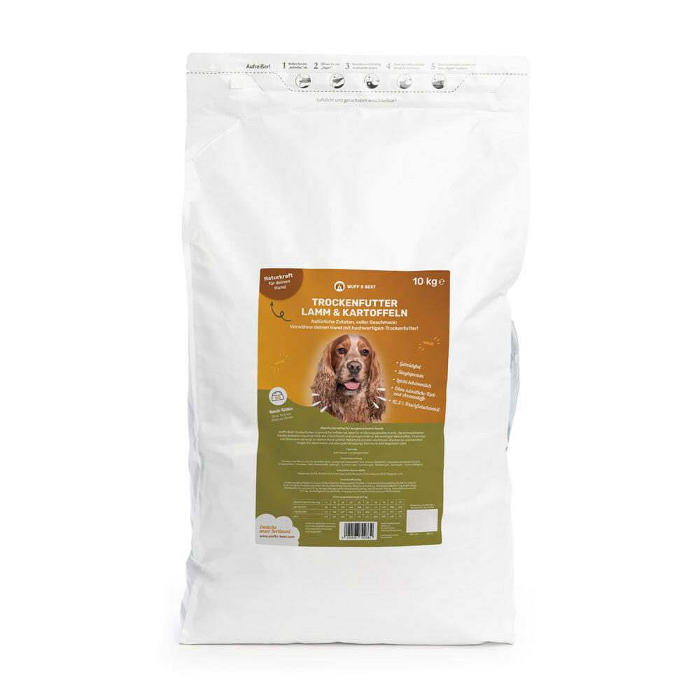 WuffsBest_Hundefutter_Lamm&Kartoffeln_10kg